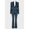 Dark green classic suit