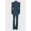 Dark green classic suit