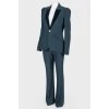 Dark green classic suit