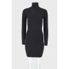 Fitted black dress