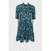 Printed fitted dress
