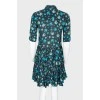Printed fitted dress