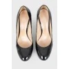 Patent leather heels 