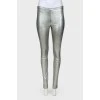 Silver leggings