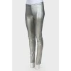 Silver leggings