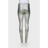 Silver leggings