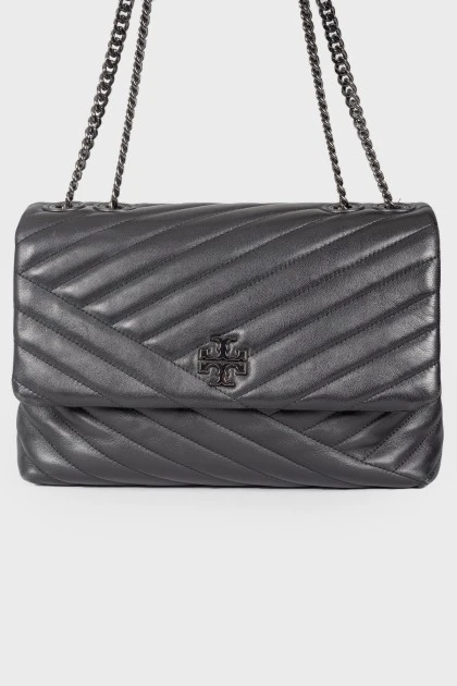 Quilted leather bag