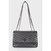 Quilted leather bag