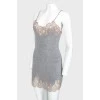 Insulated dress with lace
