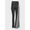 Jeans with zero clasps
