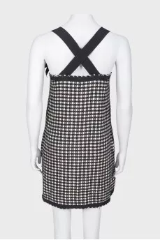 Black and white dress with bow