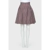 Print skirt & quot; Goose foot & quot;