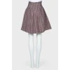 Print skirt & quot; Goose foot & quot;