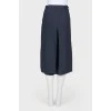 Black and blue ties skirt