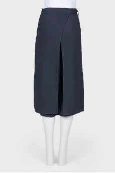 Black and blue ties skirt