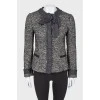 Tweed black and white jacket