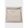 Rectangular leather bag