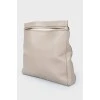 Rectangular leather bag