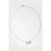 Silver chain with pendants
