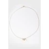 Silver chain with pendants