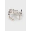 Brand logo metal bracelet