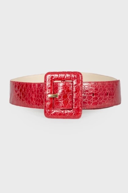 Reptile skin effect belt
