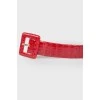 Reptile skin effect belt