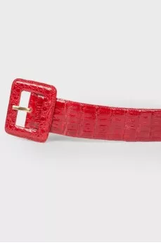 Reptile skin effect belt