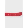 Reptile skin effect belt
