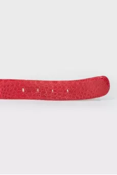 Reptile skin effect belt
