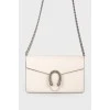 Dionysus mini leather bag with a decorated element