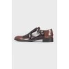 Men's leather shoes with tag
