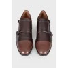 Men's leather shoes with tag