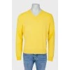 Men's yellow pullover