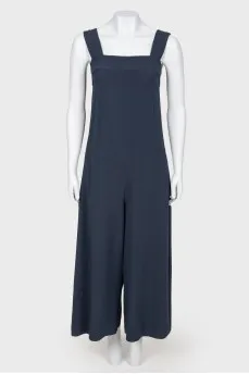 Dark blue overalls