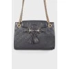 Horsebit leather bag