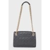 Horsebit leather bag