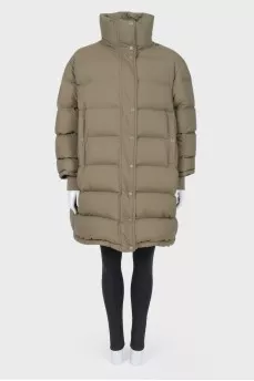 Khaki down jacket