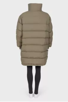 Khaki down jacket