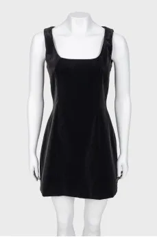 Velvet black dress