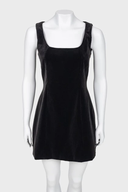 Velvet black dress