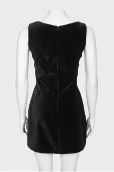 Velvet black dress