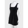 Velvet black dress