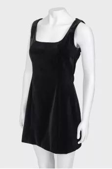 Velvet black dress