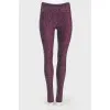 Leggings with Lurex