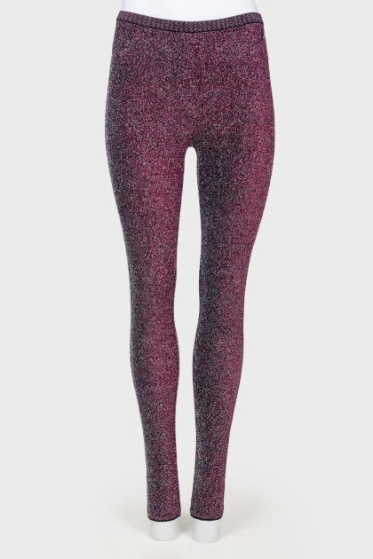 Leggings with Lurex