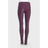 Leggings with Lurex