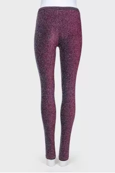Leggings with Lurex