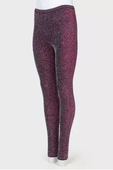 Leggings with Lurex