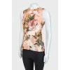 Abstract print top